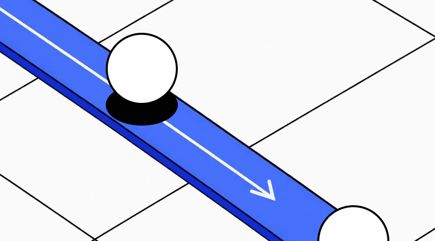 Direct payment track illustration